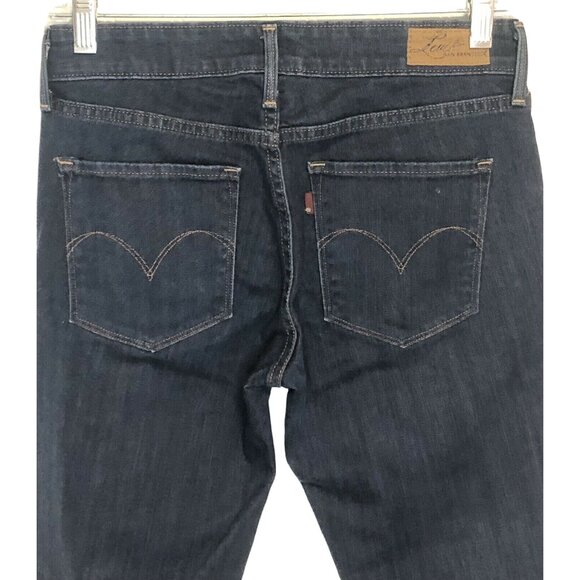 Levi’s San Francisco Demi Curve Skinny Blue Denim Jeans Women’s Size 0/25 - Picture 4 of 8